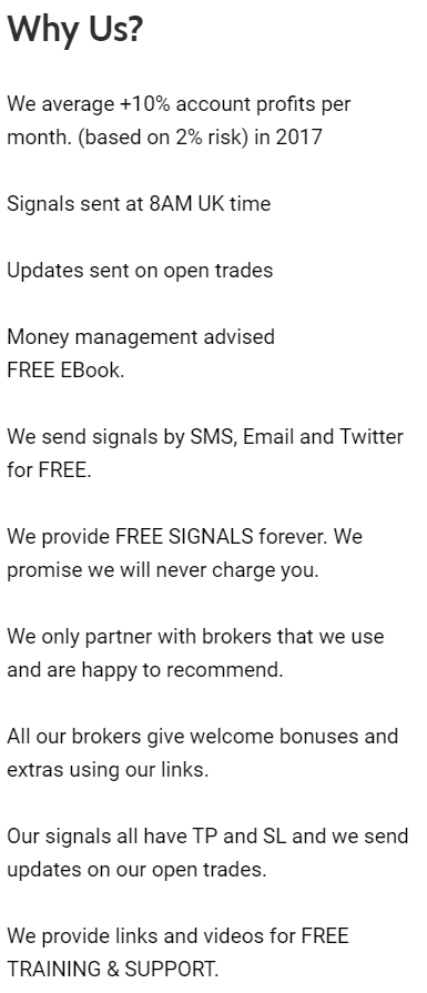 123FreeSignals why us