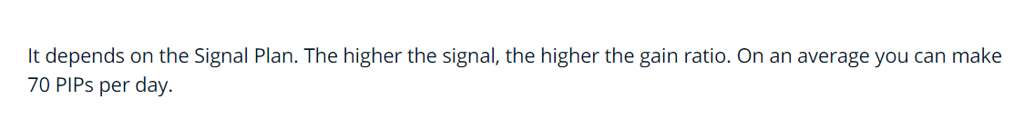 Forex Profita Signal plan