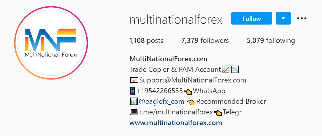 MultiNational Forex Instagram