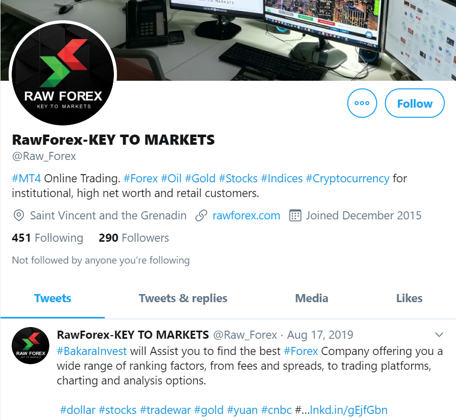 Raw Forex Social Network Profiles
