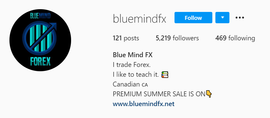 Blue Mind FX Instagram