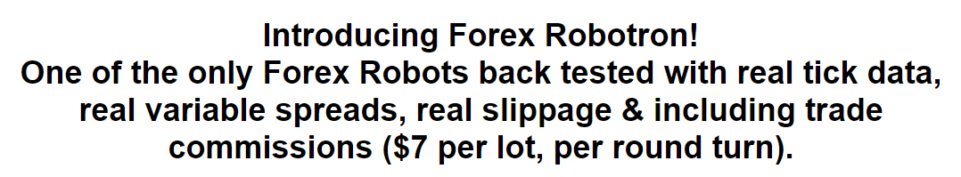 Forex Robotron presentation