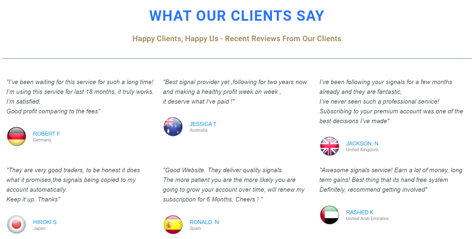 Waw Forex Signals Customer Reviews