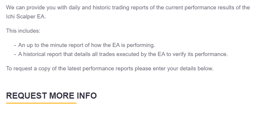 ICHI Scalper 2.0 Trading Results