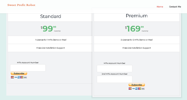 Sweet Profit Robot Pricing