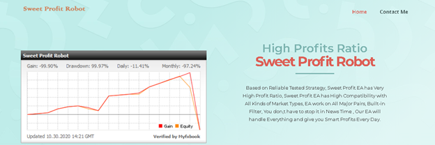 Sweet Profit Robot presentation