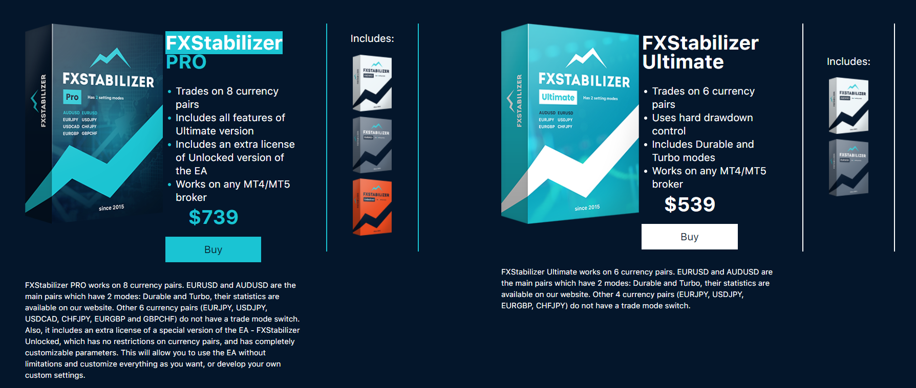 FX Stabilizer Pricing