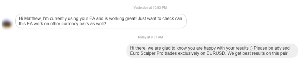 Euro Scalper Pro Customer Reviews