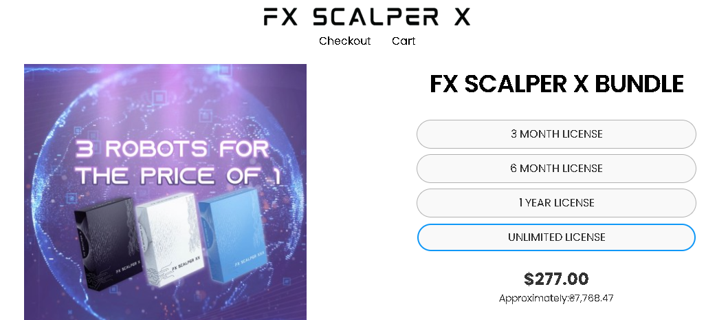 FX Scalper X Pricing
