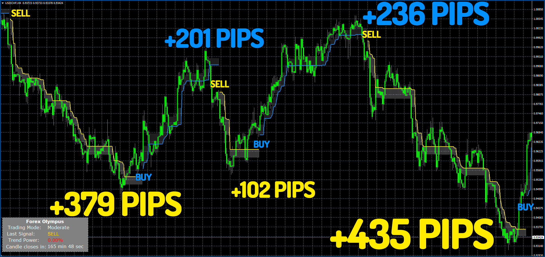 Forex Olympus - Trading Results