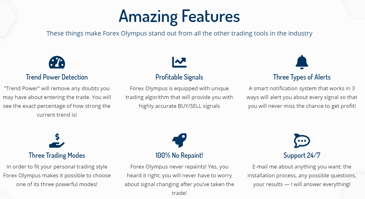 Forex Olympus Forex Olympus Features