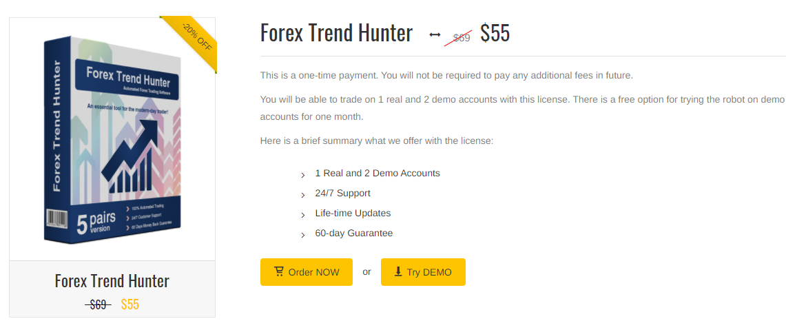 Forex Trend Hunter Pricing