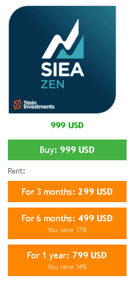 SIEA Zen pricing details.