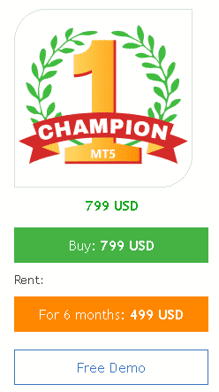 Champion pricing details.