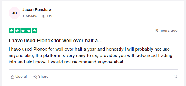 Customer feedback on TrustPilot.